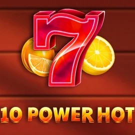 10 Power Hot game by Amusnet Interactive – logo hosted on Spinjoys Casino