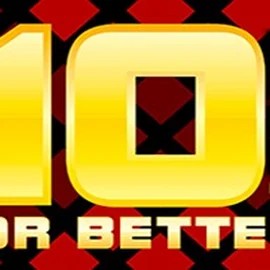 10s or Better slot logo by 1x2gaming at Spinjoys Casino