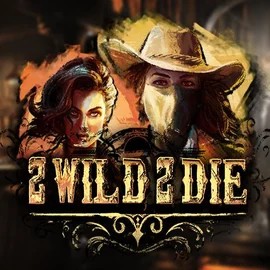 2 Wild 2 Die online game logo by Hacksaw Gaming on spinjoyy.com