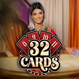 32 Cards slot icon by Ezugi, available at Spinjoys Casino