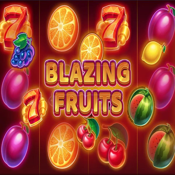 Blazing Fruits logo by Inbet Games Spinjoys Casino