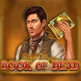 Book of Dead logo – Slots by Play'n GO at Spinjoys Casino