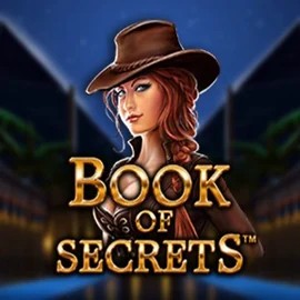 Book of Secrets logo by SYNOT Games at Spinjoys Casino