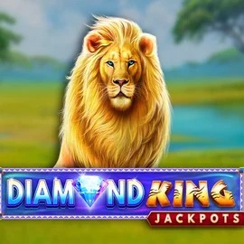 Official Jackpots logo: Diamond King Jackpots by SpinPlay Games at Spinjoys Casino