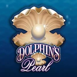 Dolphins Pearl slot logo by Novomatic at Spinjoys Casino