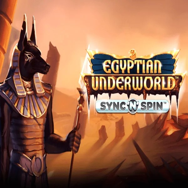 Egyptian Underworld logo by Greentube at Spinjoys Casino