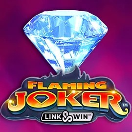 Flaming Joker Link and Win by Barstruck, showcased at spinjoyy.com – game logo