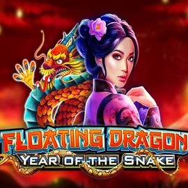Floating Dragon Year of the Snake logo – Slots by Pragmatic Play at Spinjoys Casino