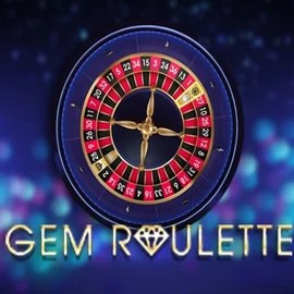 Gem Roulette slot logo by iSoftBet at Spinjoys Casino