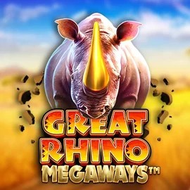 Slots logo of Great Rhino Megaways from Pragmatic Play at Spinjoys Casino