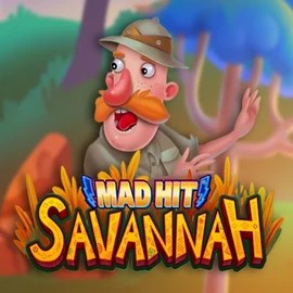 Mad Hit Savannah by RubyPlay, showcased at spinjoyy.com – game logo