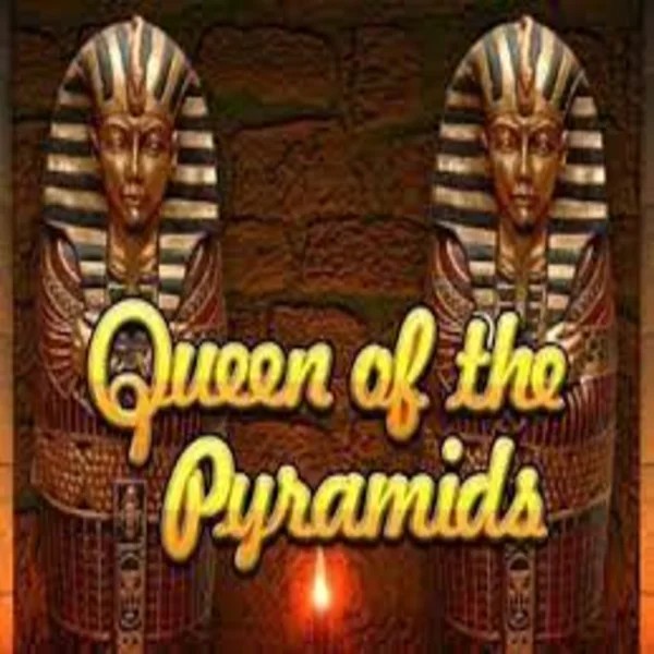Queen of the Pyramids logo by Playtech Spinjoys Casino