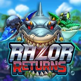 Razor Returns game by Push Gaming – logo hosted on Spinjoys Casino