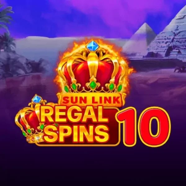Regal Spins 10 by PatePlay, showcased at spinjoyy.com – game logo