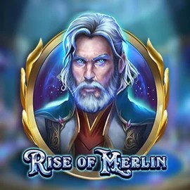 Rise of Merlin casino game by Play'n GO – featured logo at Spinjoys Casino