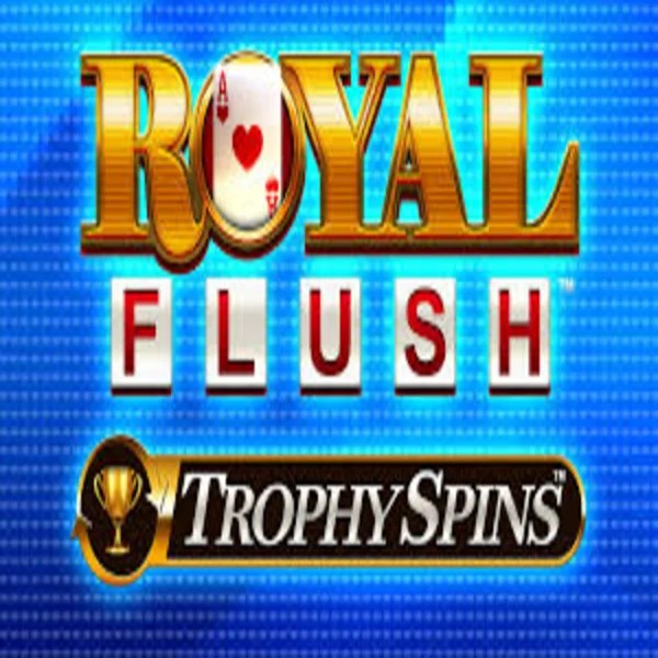 Royal Flush Trophy Spins logo by Greentube Spinjoys Casino