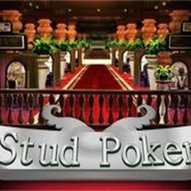 Stud Poker 3D by iSoftBet, showcased at spinjoyy.com – game logo