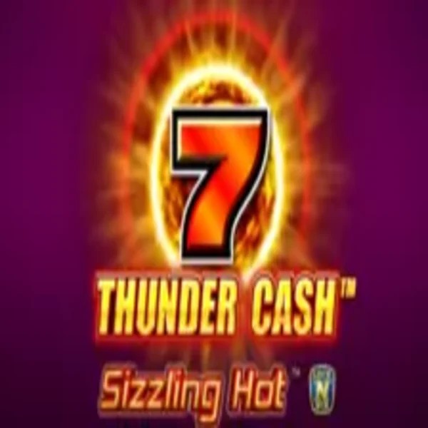 Thunder Cash Sizzling Hot slot logo by Novomatic at Spinjoys Casino