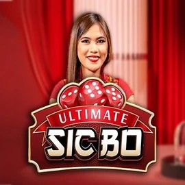 Ultimate Sic Bo online game logo by Ezugi on spinjoyy.com