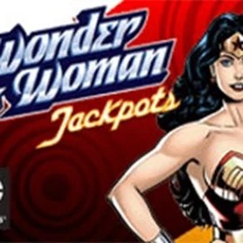 Wonder Woman Jackpots slot icon by Amaya, available at Spinjoys Casino